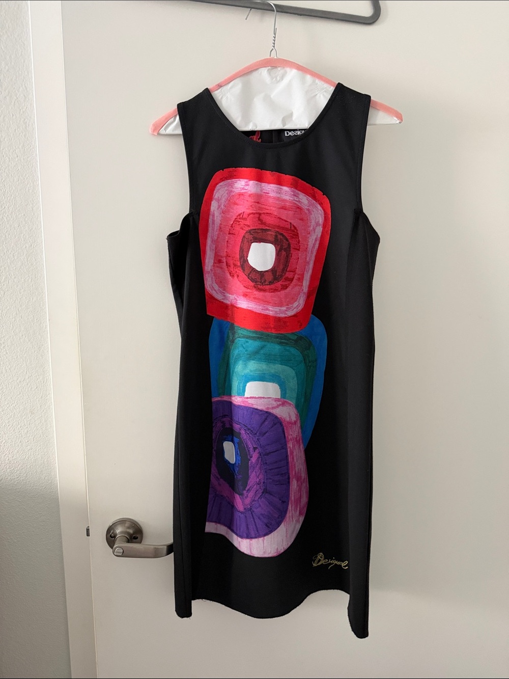 Desigual classic Black Mini shift Dress